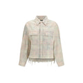 R13 Beige Denim Shirt