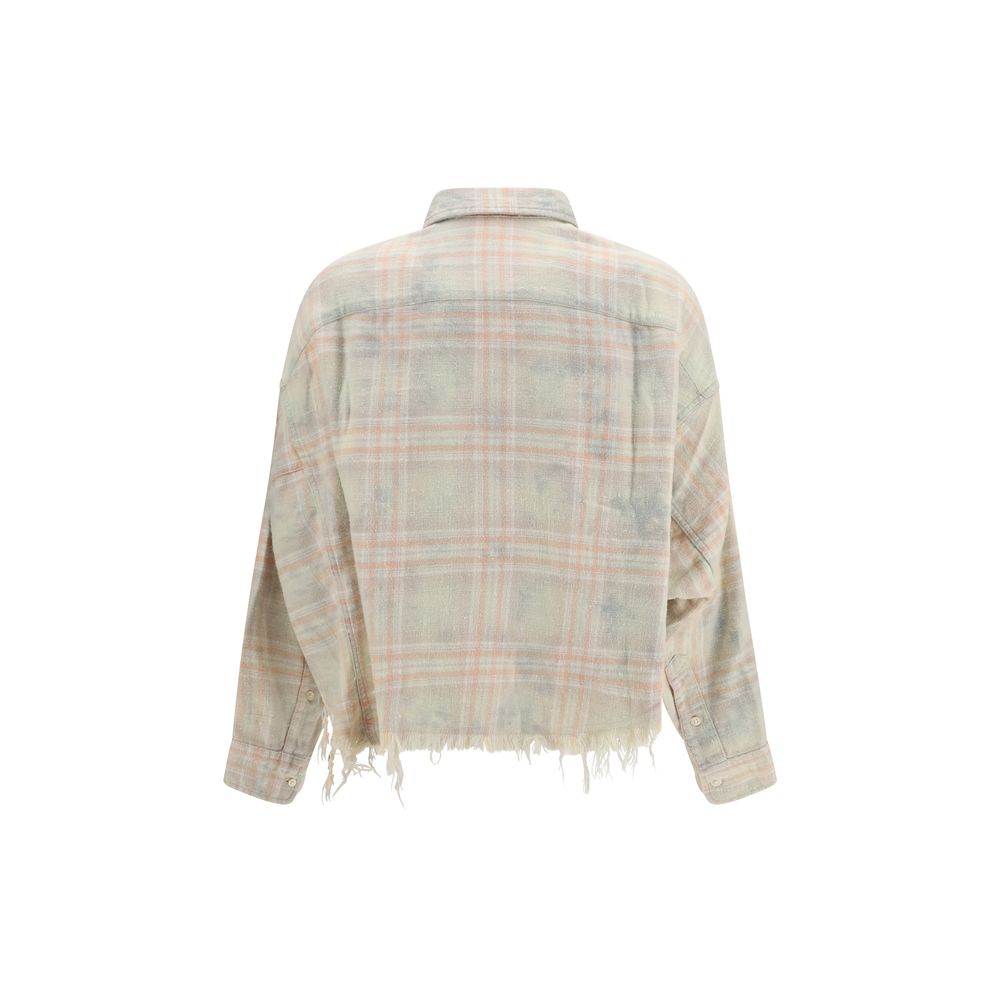 R13 Beige Denim Shirt
