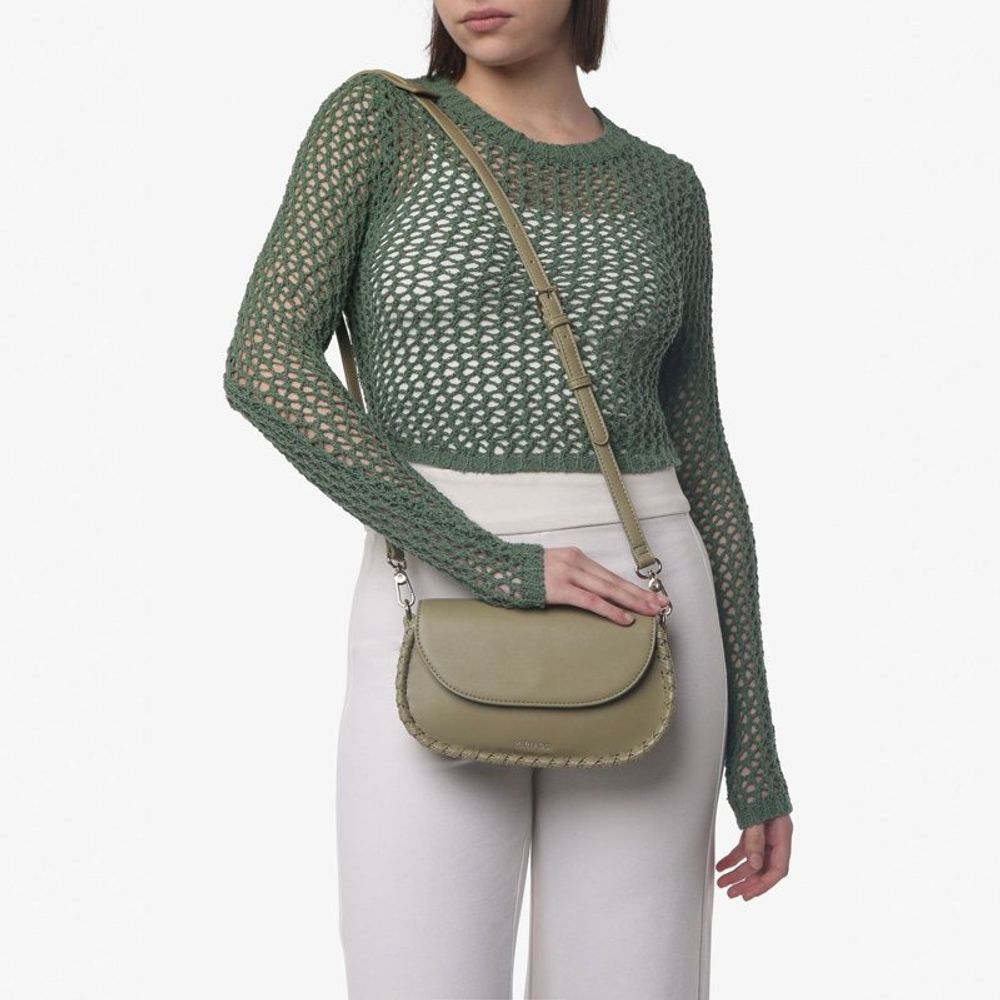 MIRIADE Zweifarbige Crossbody-Tasche aus Polyethylen