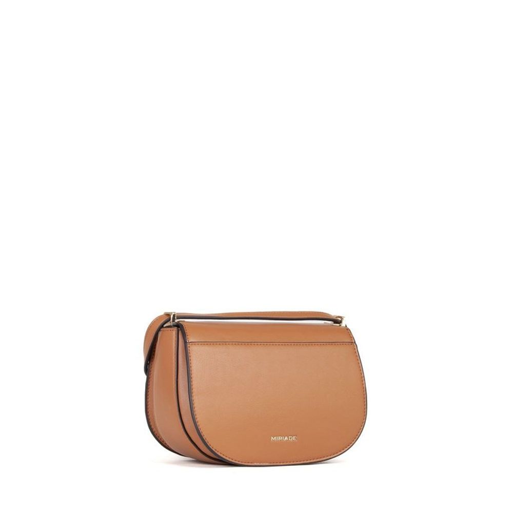 MIRIADE Schwarze Crossbody-Tasche aus Polyester