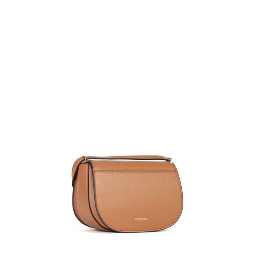 MIRIADE Schwarze Crossbody-Tasche aus Polyester