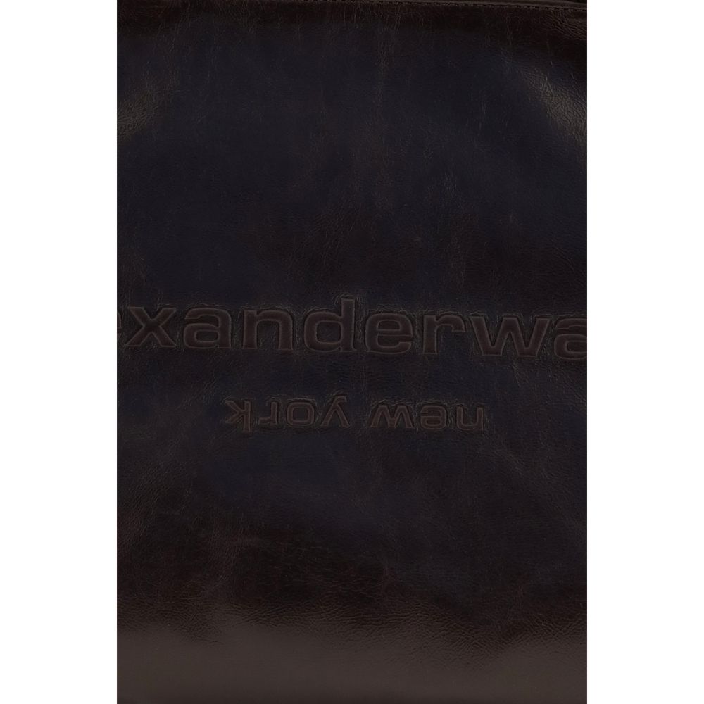 Alexander Wang Braune Kalbsleder Bos Taurus Schultertasche