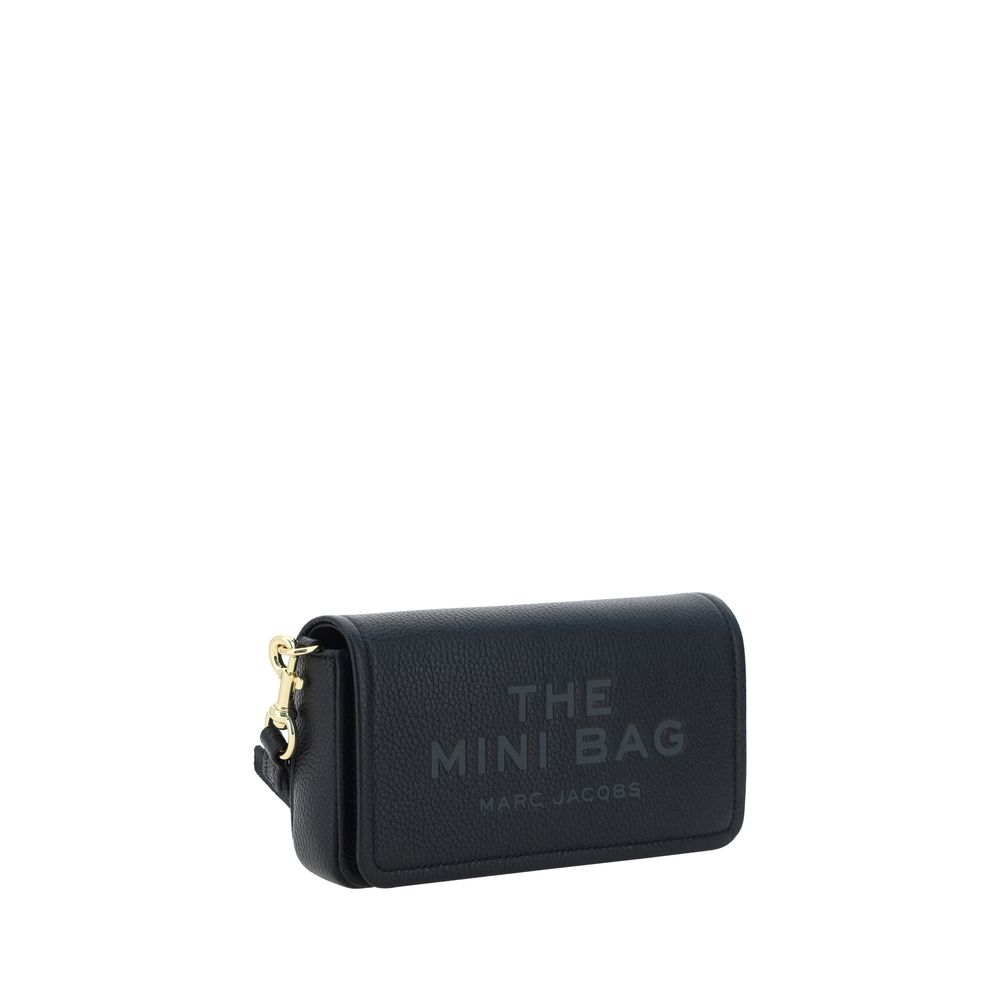 Marc Jacobs Schwarze Bos Taurus Kalbsleder Schultertasche
