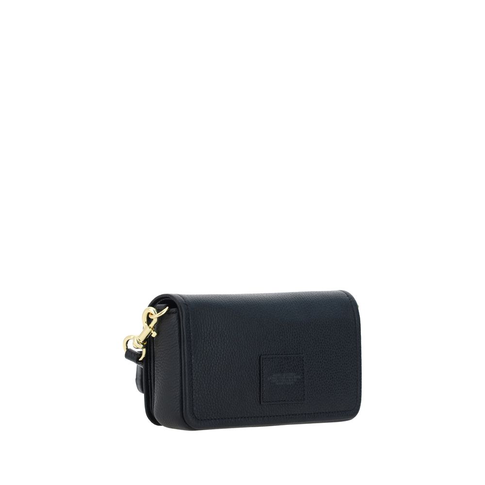 Marc Jacobs Schwarze Bos Taurus Kalbsleder Schultertasche