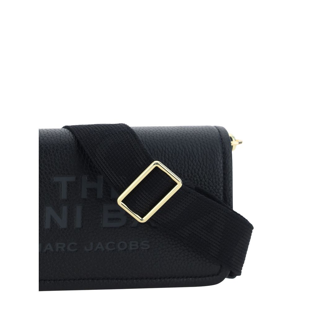 Marc Jacobs Schwarze Bos Taurus Kalbsleder Schultertasche