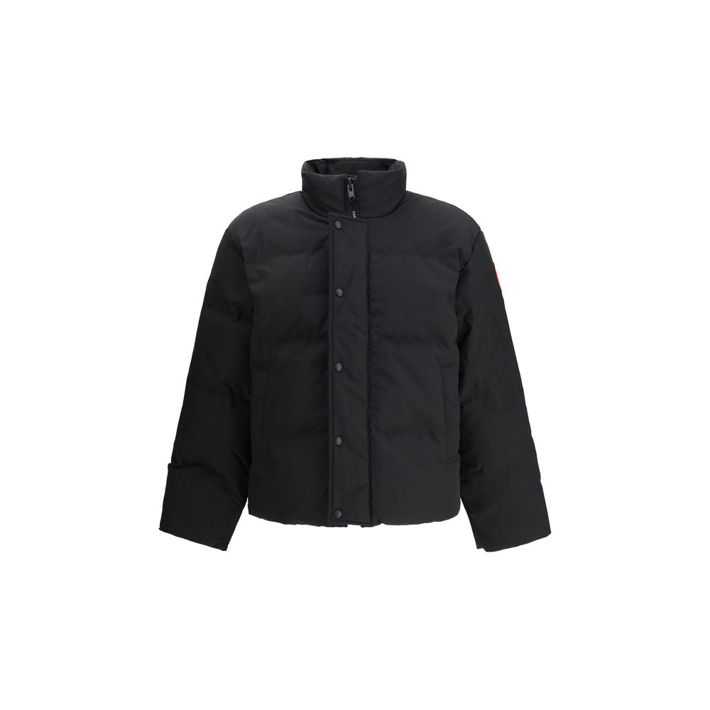 Canada Goose Schwarzer Parka aus Polyester