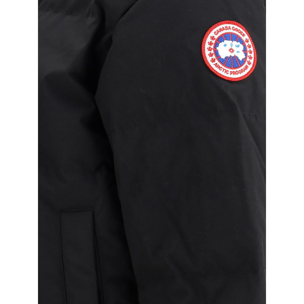 Canada Goose Schwarzer Parka aus Polyester