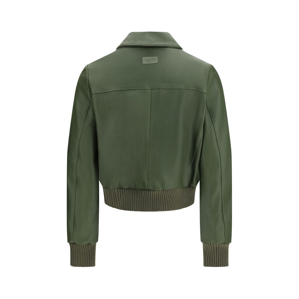 Valstar Zweifarbige Lederjacke aus Leder