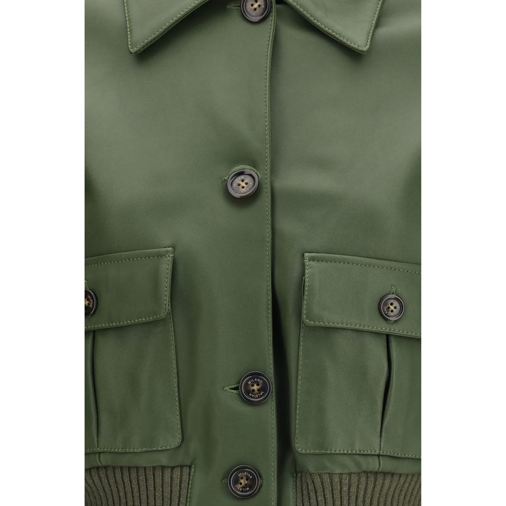 Valstar Zweifarbige Lederjacke aus Leder