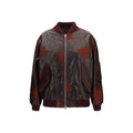 Valstar Bordeaux Leder Bomberjacke