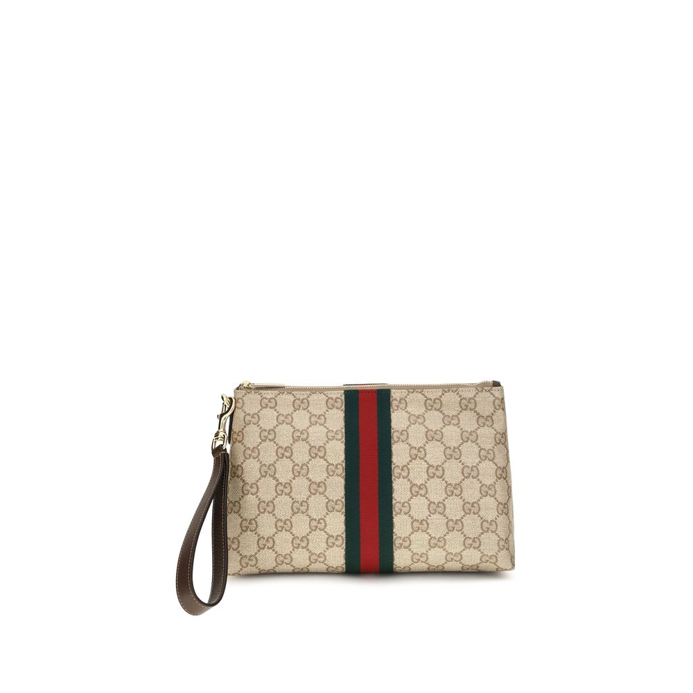 Gucci Beige Stoff-Schultertasche