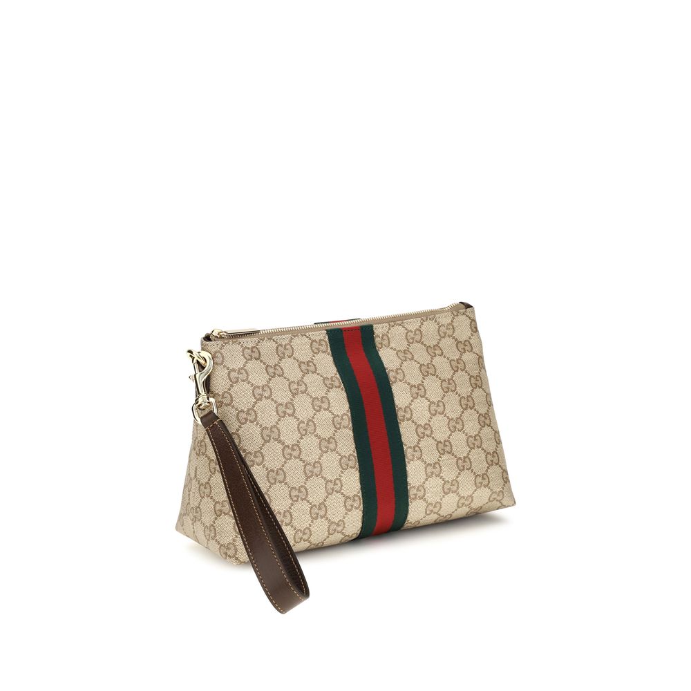 Gucci Beige Stoff-Schultertasche