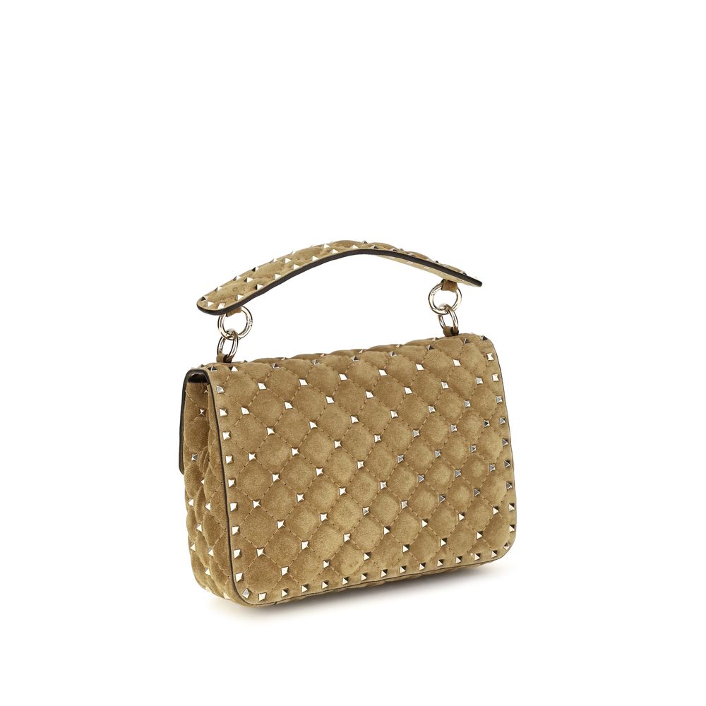 Valentino Garavani Beige Kalbsleder Bos Taurus Schultertasche