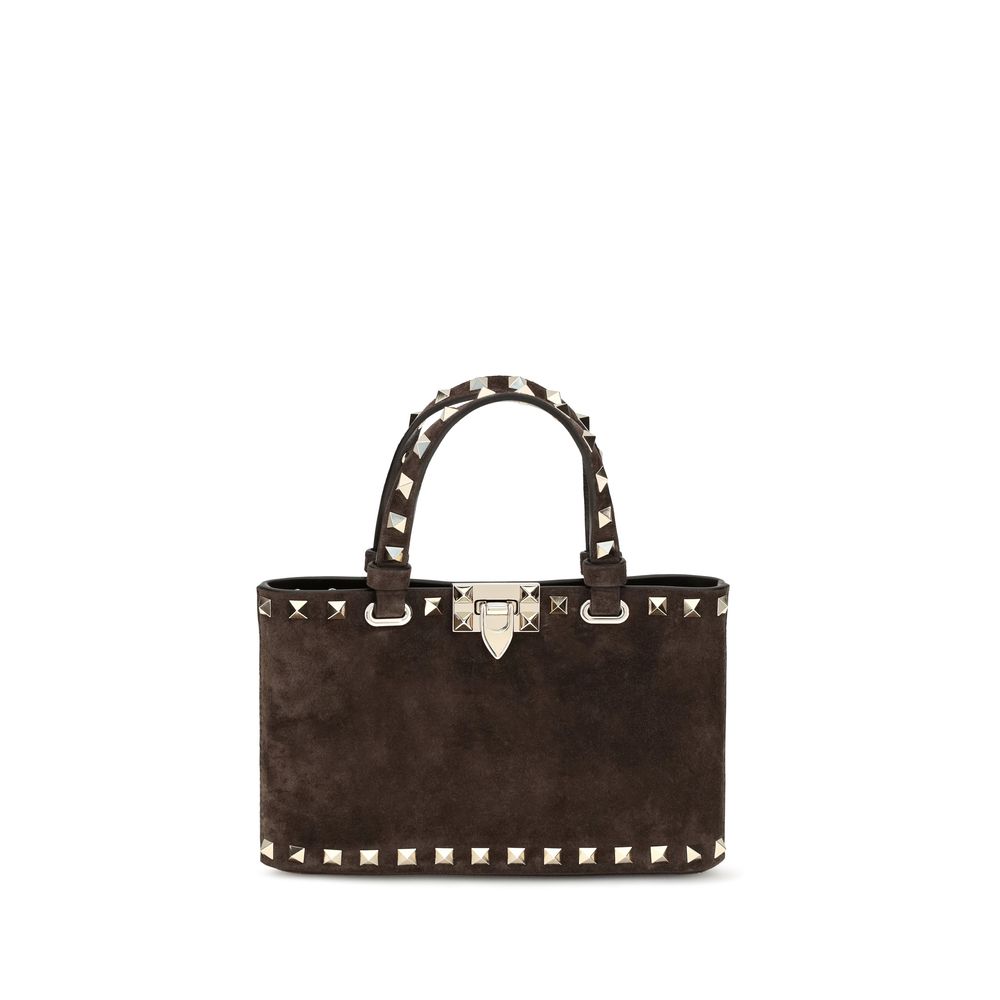Valentino Garavani Braune Kalbsleder Bos Taurus Handtasche