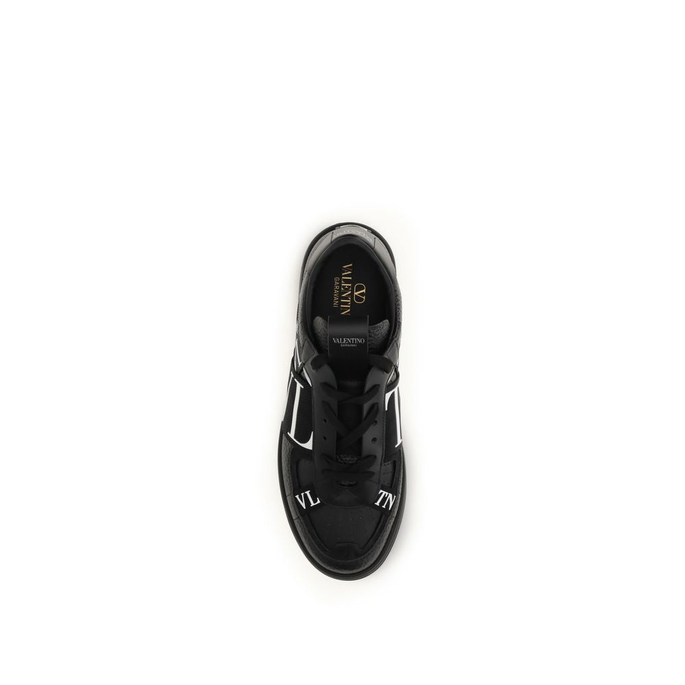 Valentino Garavani Schwarze Bos Taurus Kalbsleder Sneaker