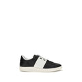 Valentino Garavani Schwarze Bos Taurus Kalbsleder-Sneakers
