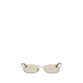 Saint Laurent Silberne Sonnenbrille aus Acetat