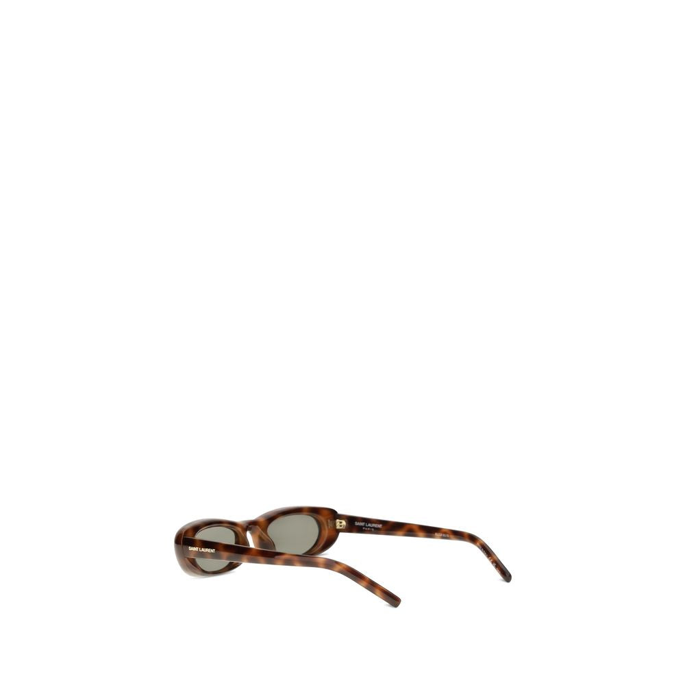 Saint Laurent Braune Sonnenbrille aus Acetat