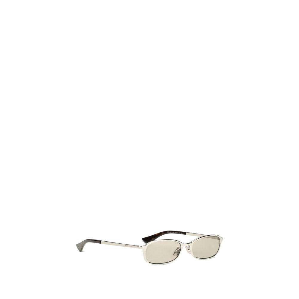 Saint Laurent Silberne Sonnenbrille aus Acetat