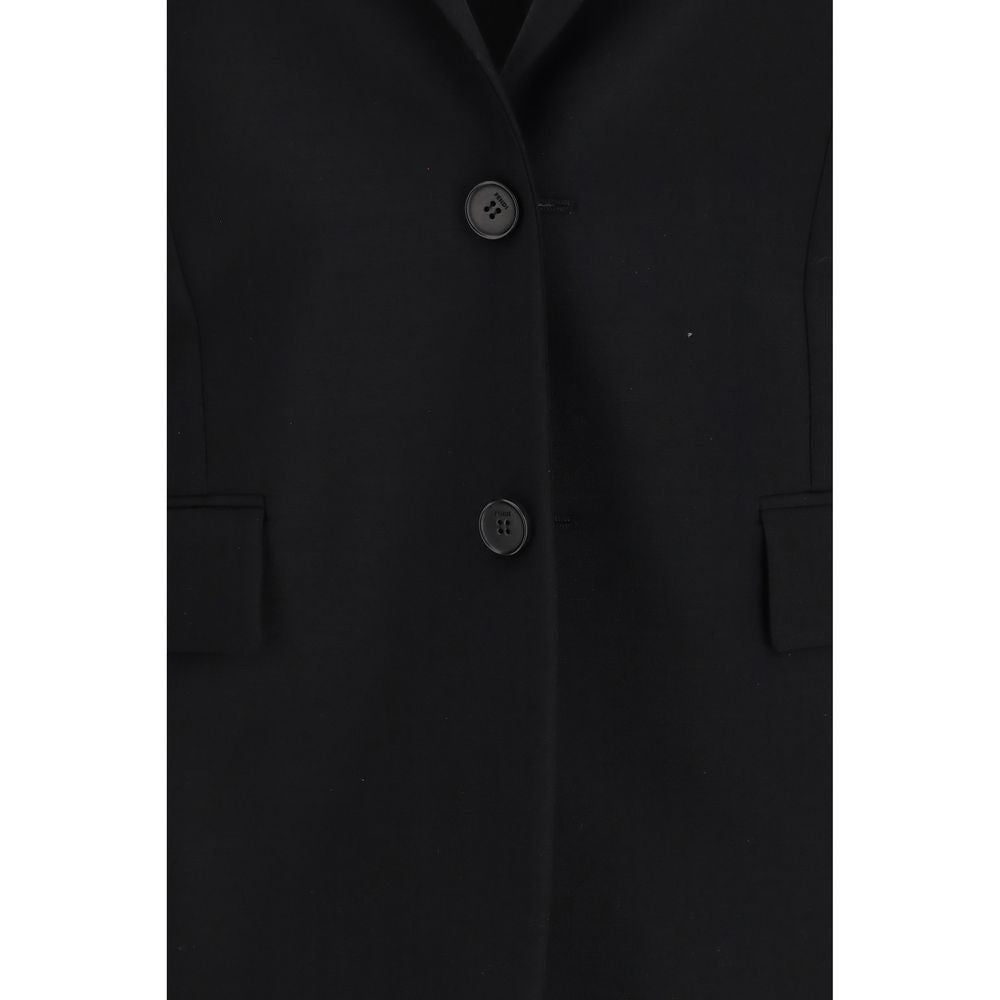 Fendi Schwarzer Mohair-Blazer