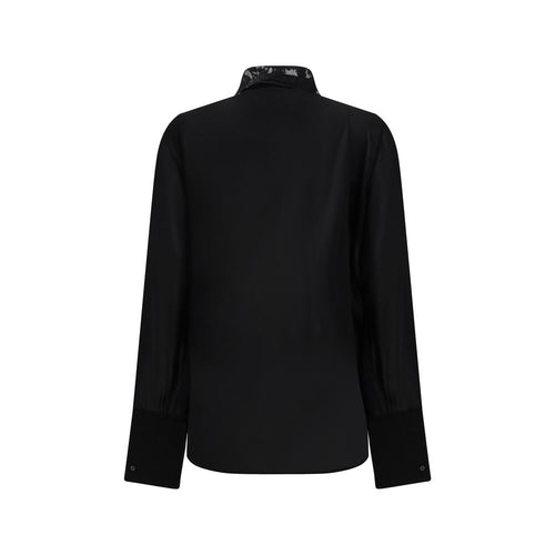Fendi Schwarze Seidenbluse