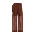 Brunello Cucinelli Braune Baumwollhose für die Freizeit