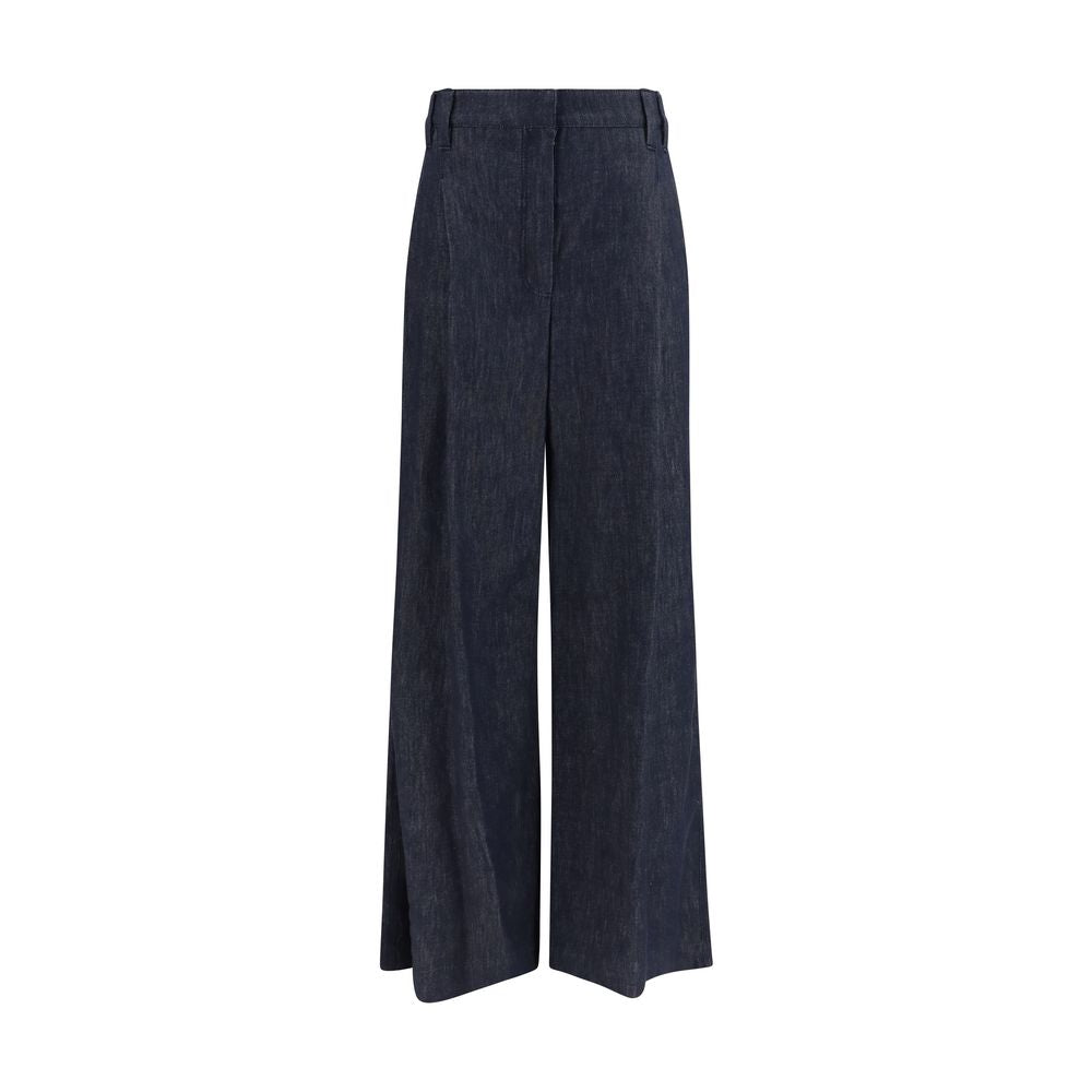 Brunello Cucinelli Blaue Baumwolljeans Denim
