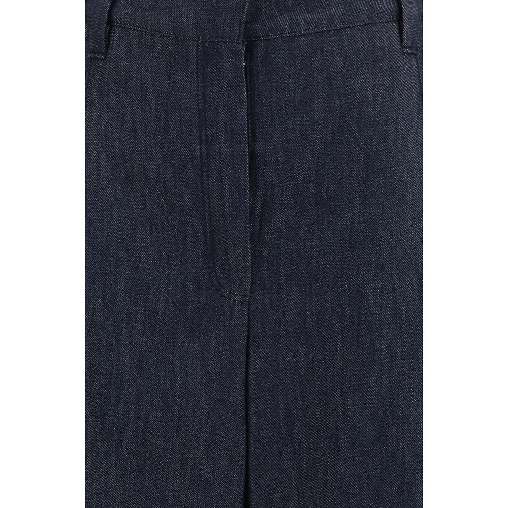 Brunello Cucinelli Blaue Baumwolljeans Denim