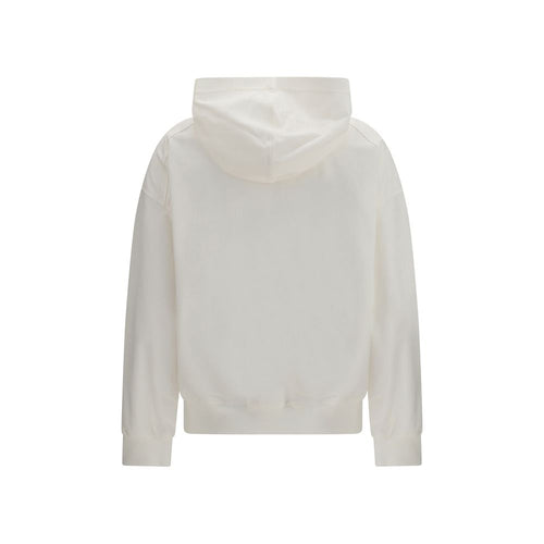 Brunello Cucinelli Weißes Baumwoll-Sweatshirt