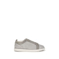 Brunello Cucinelli Graue Wildleder-Sneakers mit niedrigem Schaft