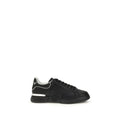 Philipp Plein Schwarze Bos Taurus Kalbsleder Sneaker