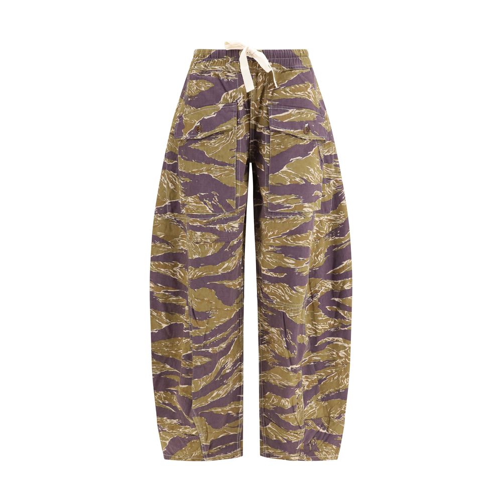 R13 Mehrfarbige Baumwoll-Freizeithose
