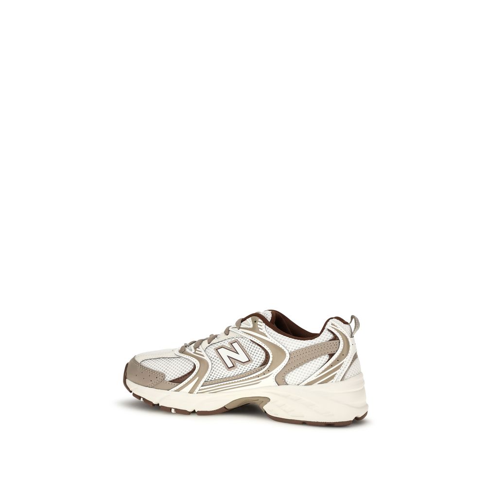 New Balance Silberne Stoff-Sneaker im Athletic-Stil