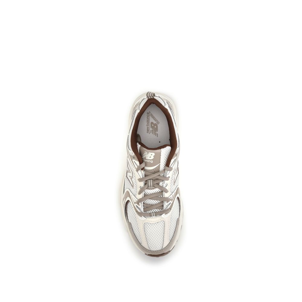 New Balance Silberne Stoff-Sneaker im Athletic-Stil