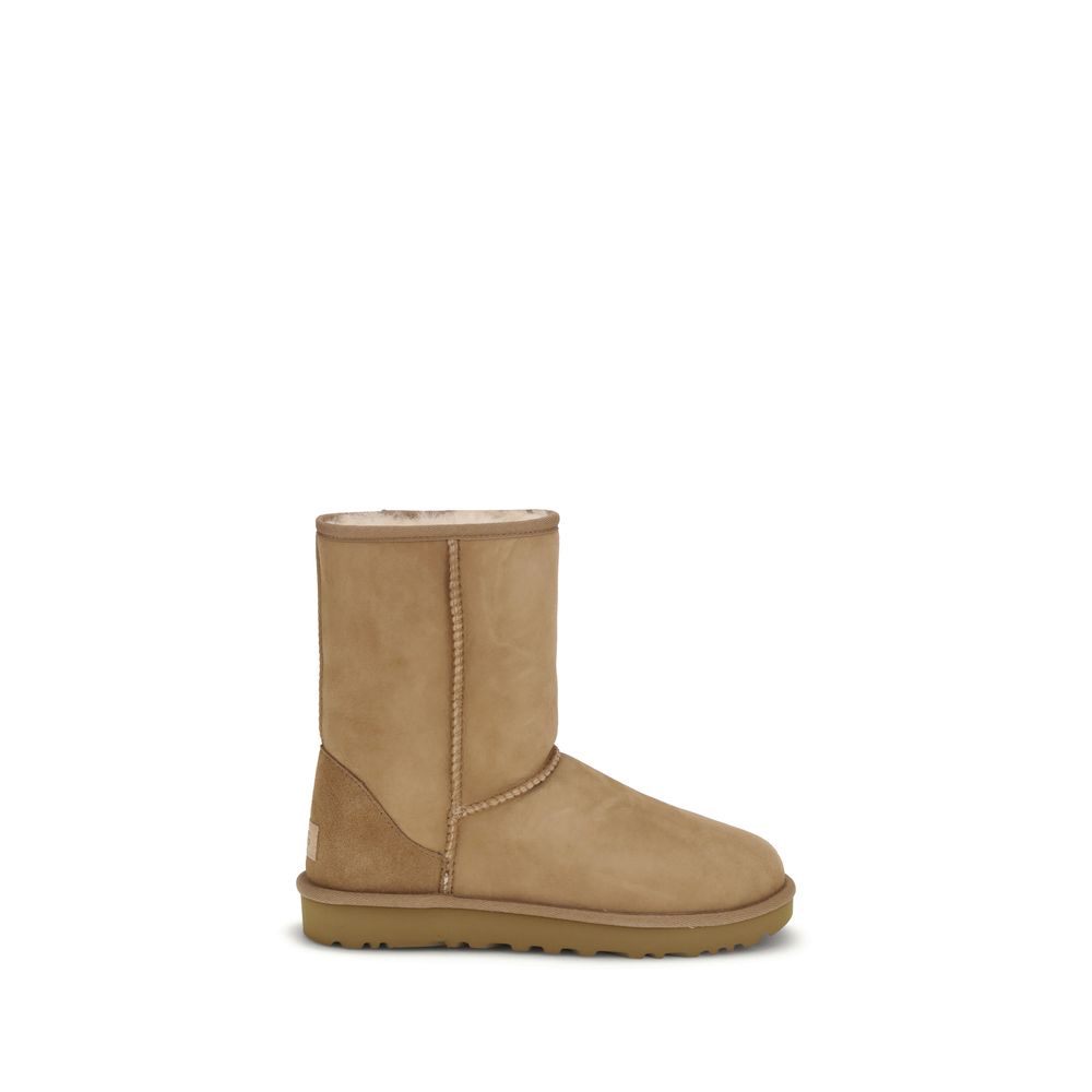 UGG Beige Wildleder-Stiefel