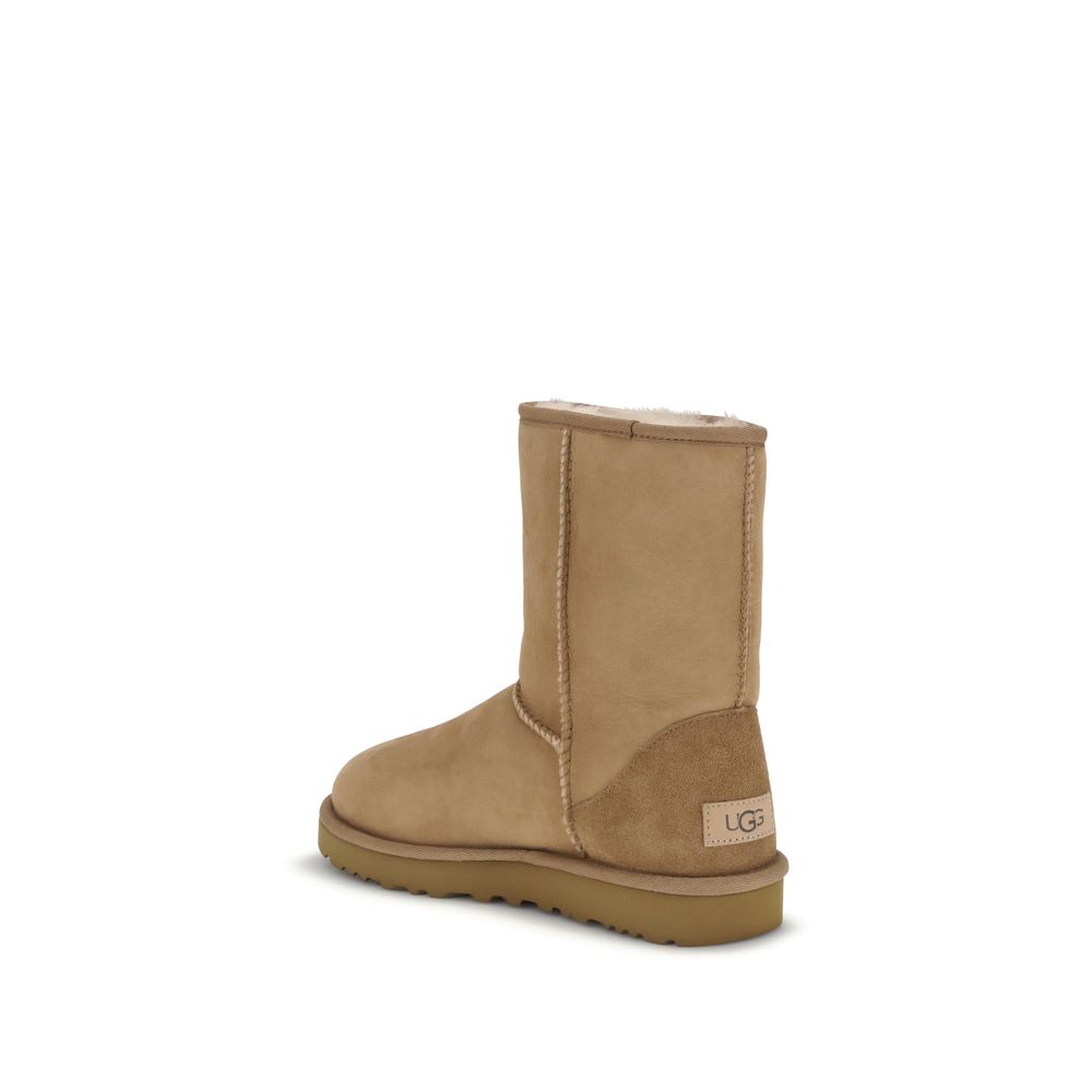 UGG Beige Wildleder-Stiefel
