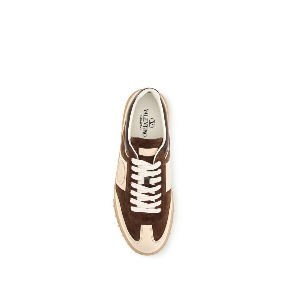 Valentino Garavani Braune Wildleder-Sneaker