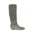 Pedro García Graue Wildleder-Stiefeletten
