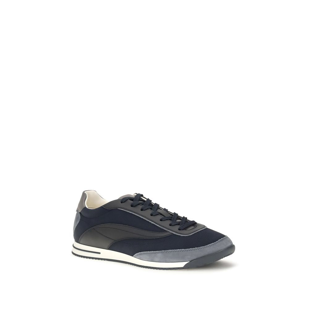 Brunello Cucinelli Blaue Sneaker aus Wildleder