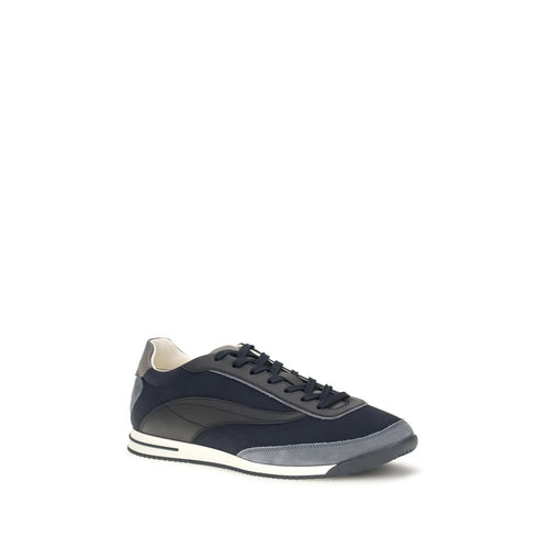 Brunello Cucinelli Blaue Sneaker aus Wildleder