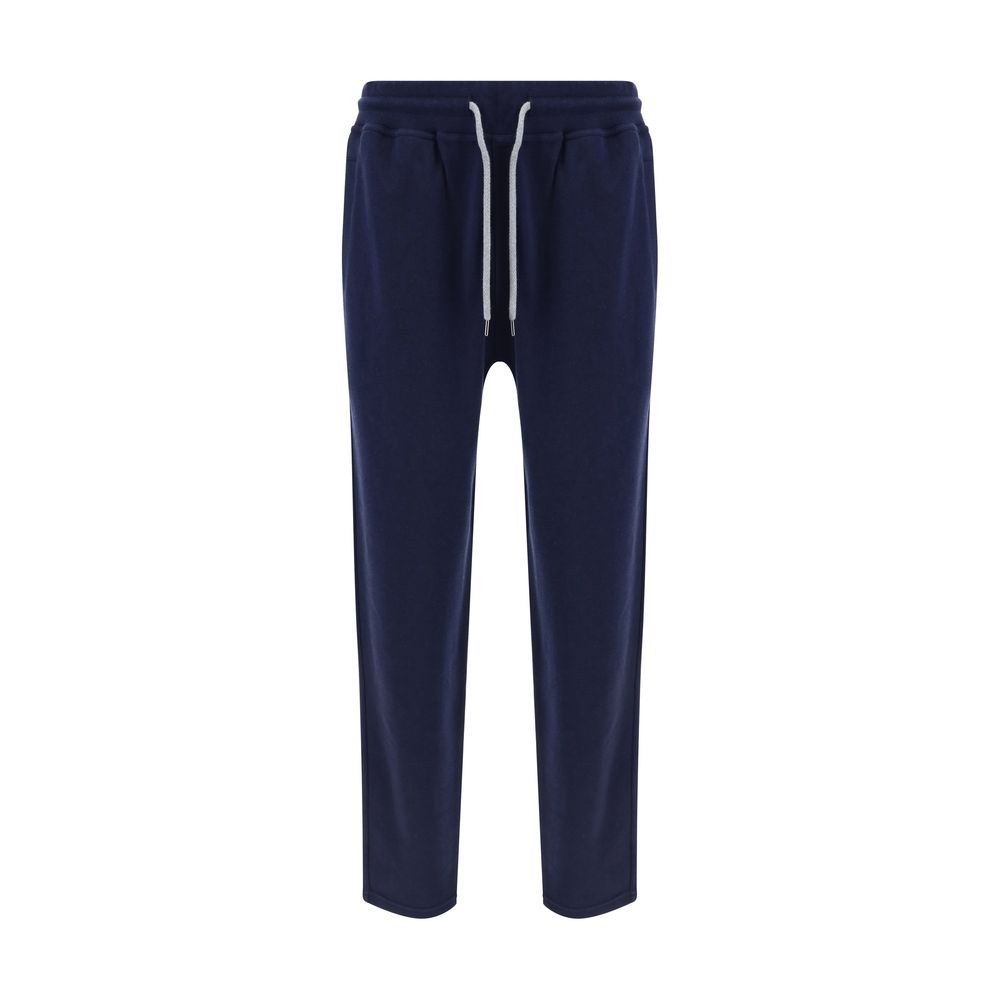 Brunello Cucinelli Blaue Baumwoll-Jogginghose (Trainingshose)