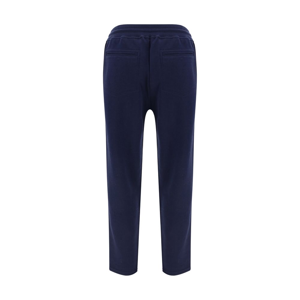 Brunello Cucinelli Blaue Baumwoll-Jogginghose (Trainingshose)