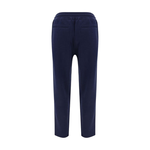 Brunello Cucinelli Blaue Baumwoll-Jogginghose (Trainingshose)