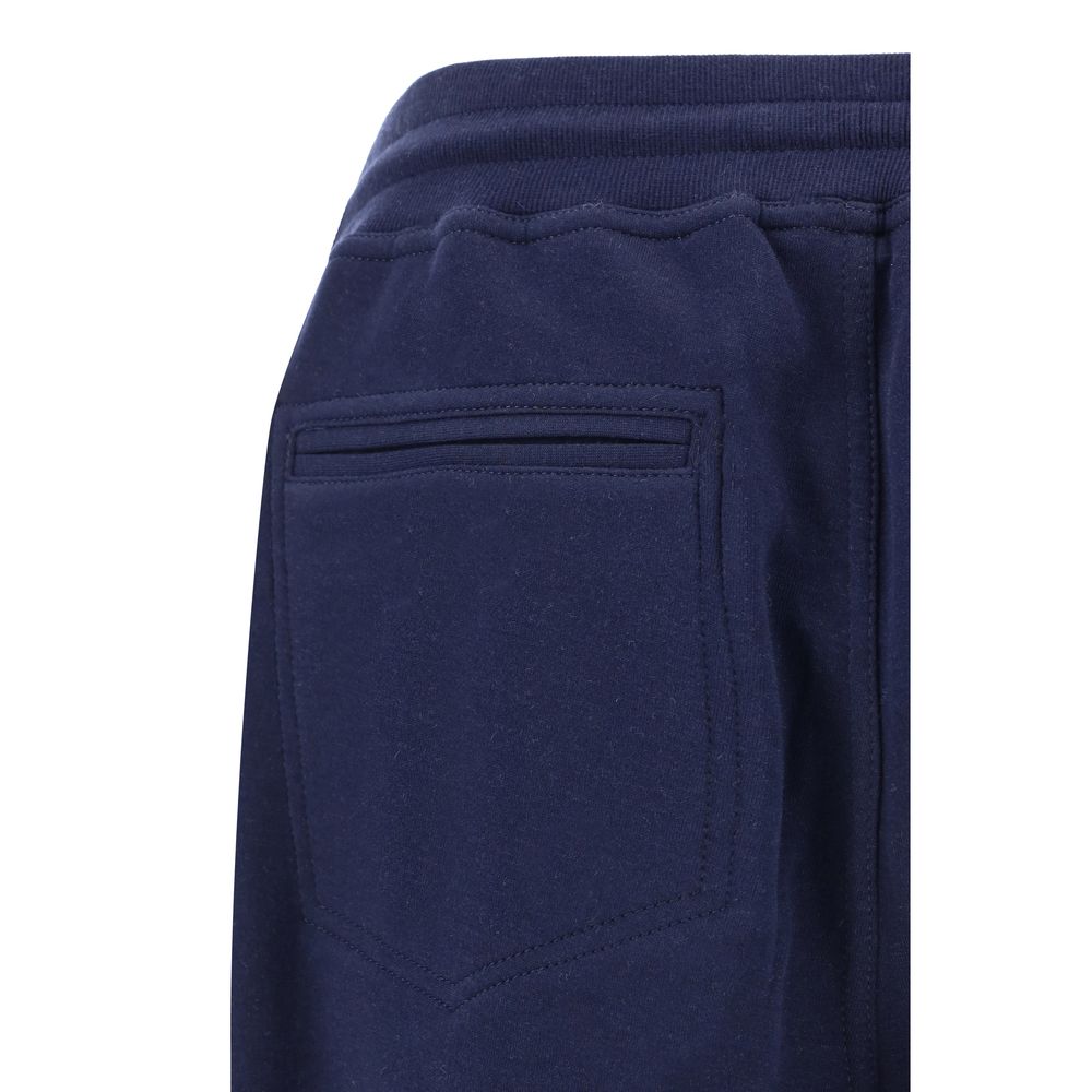 Brunello Cucinelli Blaue Baumwoll-Jogginghose (Trainingshose)