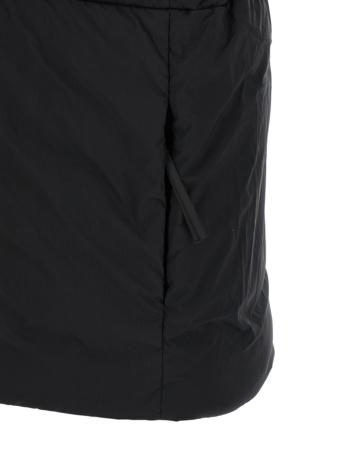 Canada Goose Schwarze ärmellose Jacke aus Polyamid