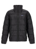PATAGONIA Schwarze Nylon-Jacke in voller Länge