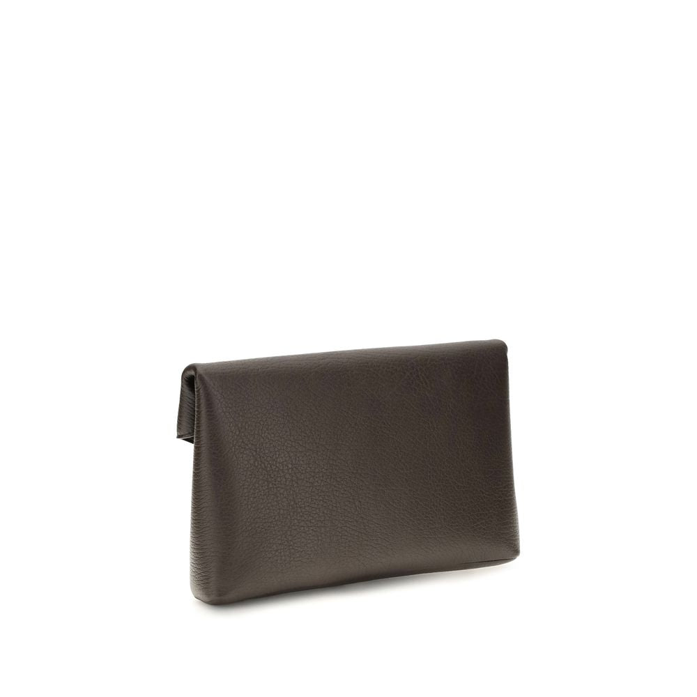 Saint Laurent Braunes Lamm Ovis Aries Aries Portemonnaie