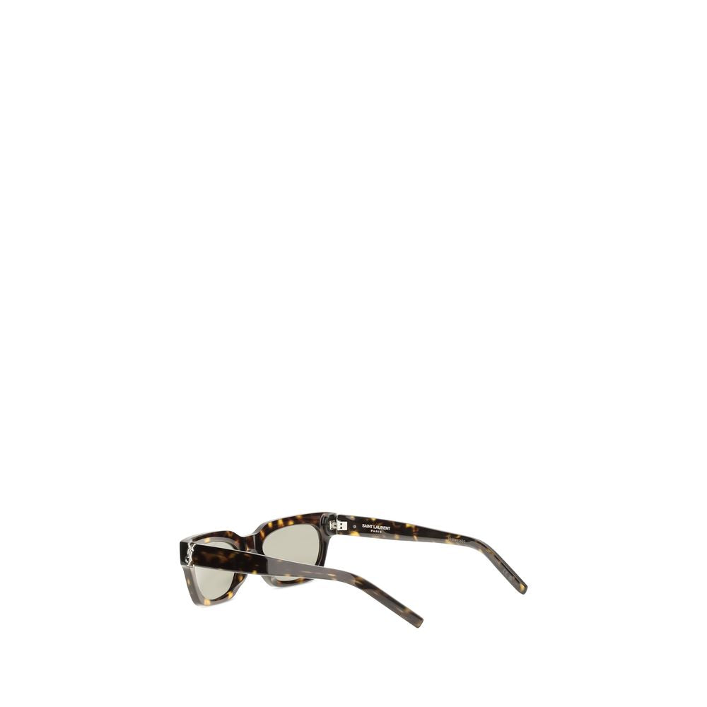 Saint Laurent Braune Sonnenbrille aus Acetat
