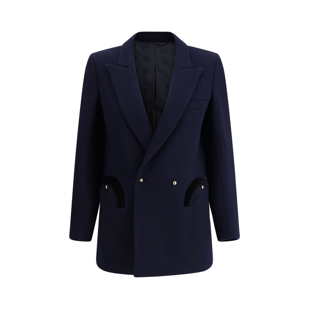 Blazé Milano Blauer Wollblazer Oves Aries