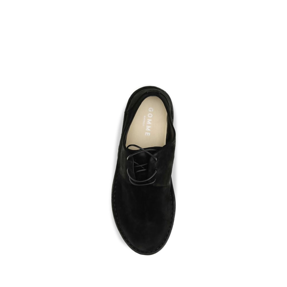 Marsell Schwarze Kalbsleder Bos Taurus Oxfords und Derbys